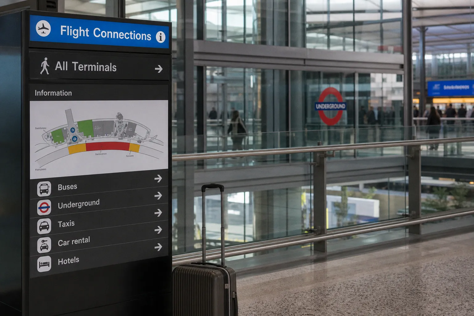 Apply for a transit visa uk to change London airports